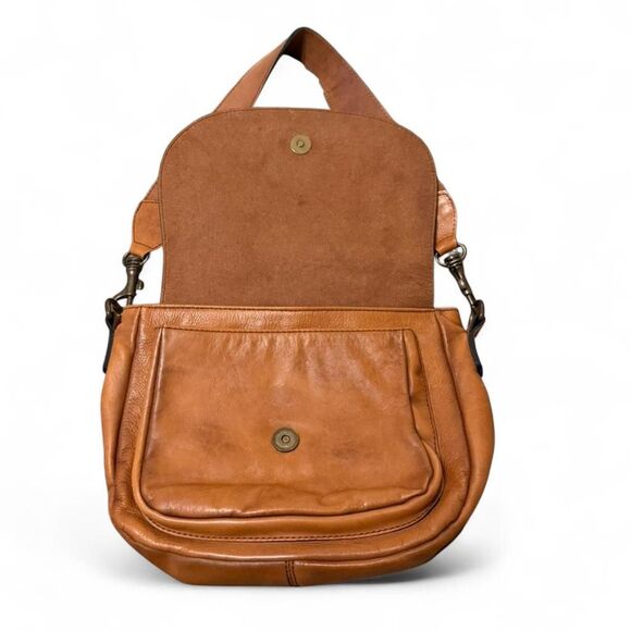 Pikolinos Women's Western Style Brown Genuine Leather Crossbody Bag Cowgirl Boho - Picture 3 of 7